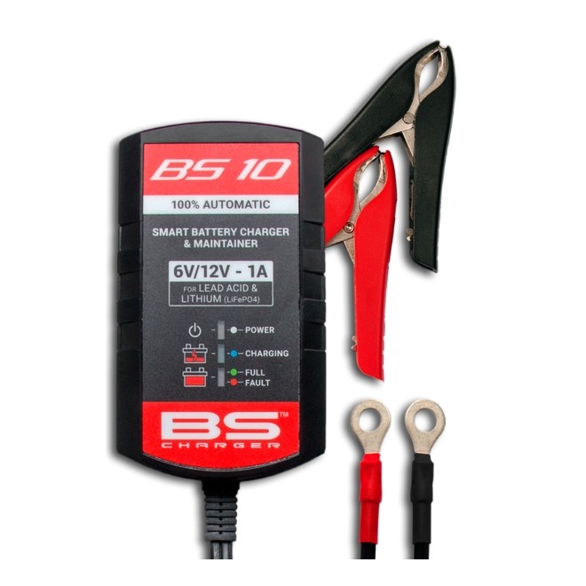 Chargeur de batterie intelligent BS BATTERY BS10 6V/12V 1A | Moto Shop 35