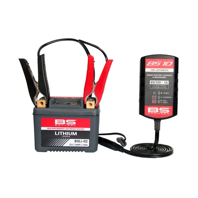 Chargeur de batterie intelligent BS BATTERY BS10 6V/12V 1A | Moto Shop 35