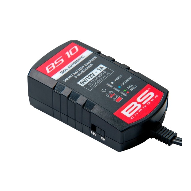 Chargeur de batterie intelligent BS BATTERY BS10 6V/12V 1A | Moto Shop 35