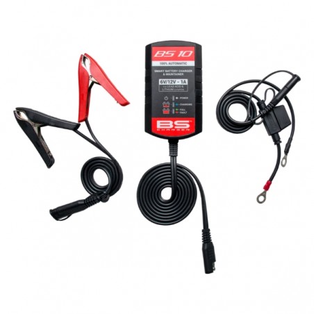 Chargeur de batterie intelligent BS BATTERY BS10 6V/12V 1A | Moto Shop 35