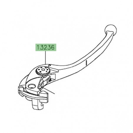 Levier de frein avant Kawasaki 132360824 | Moto Shop 35