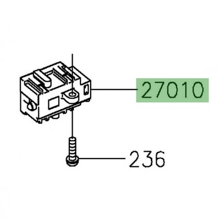 Contacteur d'embrayage d'origine Kawasaki 270100925 | Moto Shop 35