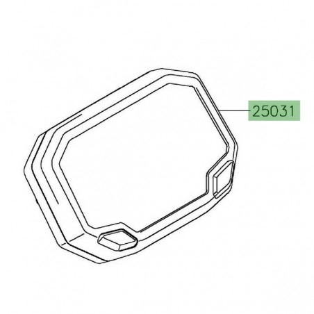Bloc compteur TFT couleur Kawasaki 250360105 | Moto Shop 35