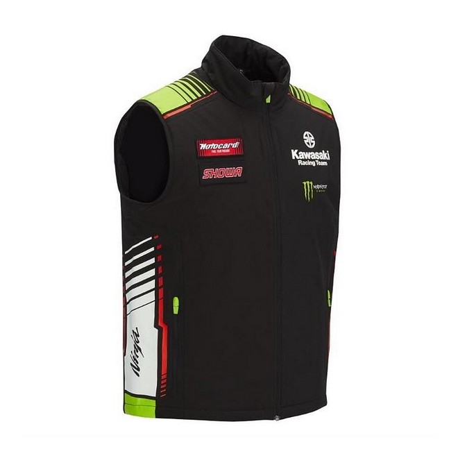 Gilet sans manches imperméable homme Kawasaki WorldSBK 2022 | Moto Shop 35 Gilet sans manches imperméable homme Kawasaki WorldSBK 2022 | Moto Shop 35