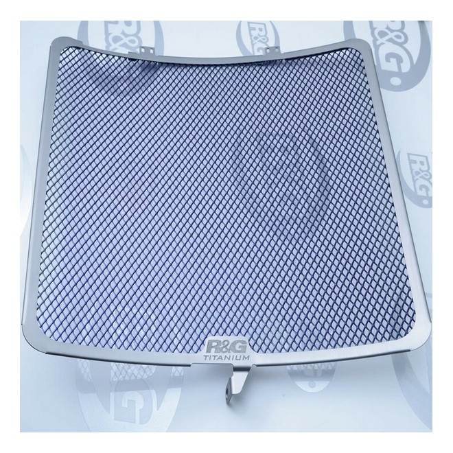 Protection de radiateur titane R&G Racing Kawasaki Ninja ZX-10R (2008-2020) | Réf. RAD0200RACINGTI