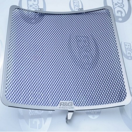 Protection de radiateur titane R&G Racing Kawasaki Ninja ZX-10R (2008-2020) | Réf. RAD0200RACINGTI