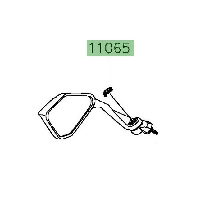 Bouchon de rétroviseur Kawasaki 110650945 | Moto Shop 35