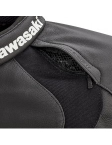 Blouson racing cuir Alpinestars Jaws V3 noir/vert Kawasaki | Moto Shop 35