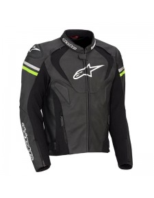 Blouson racing cuir Alpinestars Jaws V3 noir/vert Kawasaki | Moto Shop 35