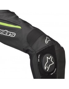 Pantalon racing cuir Alpinestars Missile V2 noir/vert Kawasaki | Moto Shop 35