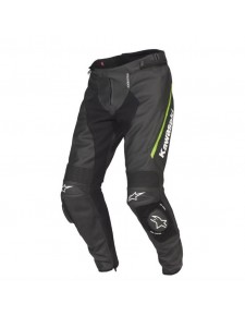 Pantalon racing cuir Alpinestars Missile V2 noir/vert Kawasaki | Moto Shop 35