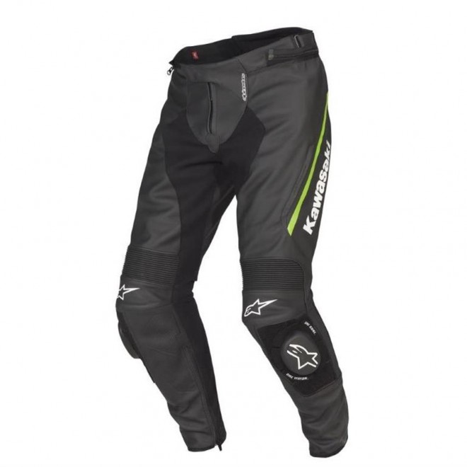 Pantalon racing cuir Alpinestars Missile V2 noir/vert Kawasaki | Moto Shop  35