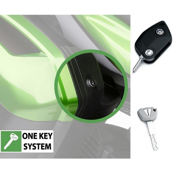 Jeu de serrures "clé unique" pour valises Kawasaki | Réf. 999941566
