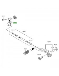 Rotule de sélecteur de vitesse Kawasaki 132420090 | Moto Shop 35