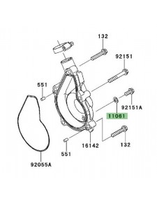 Joint de purge Kawasaki 110610107 |Moto Shop 35