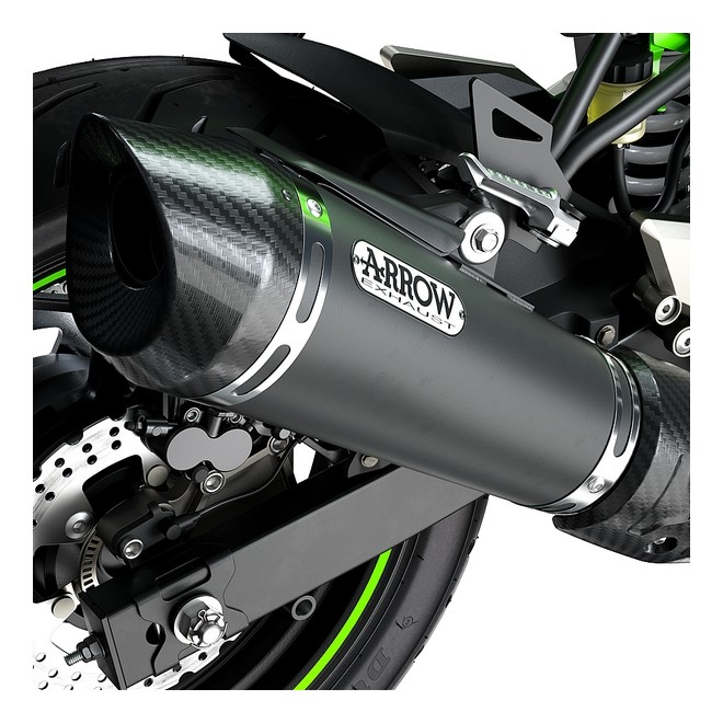 Silencieux Arrow Sport noir Kawasaki Z125/Ninja 125 (2021-2024) | Réf. 258EXP0108
