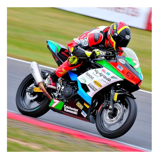 Ligne complète Spark Konix Titane Kawasaki Ninja 400 (2018-2021) | Réf. GKA8823T