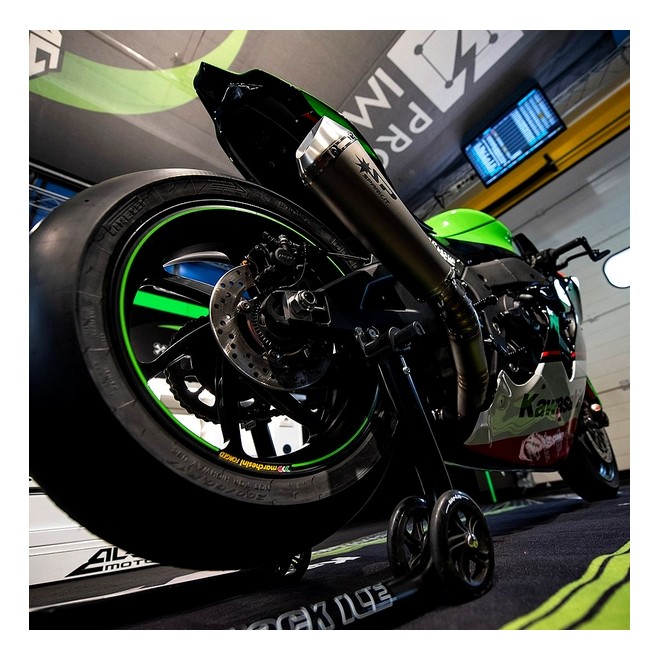 Ligne complète Spark Konix Titane Kawasaki Ninja ZX-10R (2021-2023) | Réf. GKA8837T