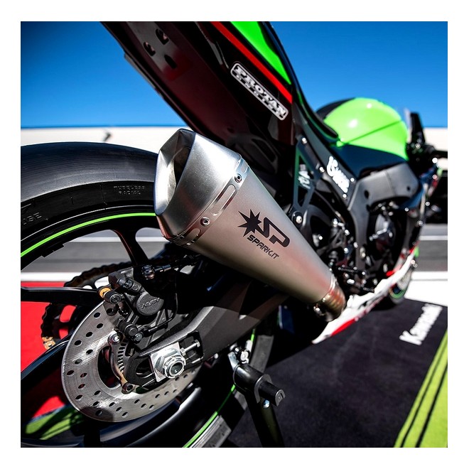 Ligne complète Spark Konix Titane Kawasaki Ninja ZX-10R (2021-2023) | Réf. GKA8837T