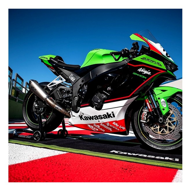 Ligne complète Spark Konix Titane Kawasaki Ninja ZX-10R (2021-2023) | Réf. GKA8837T