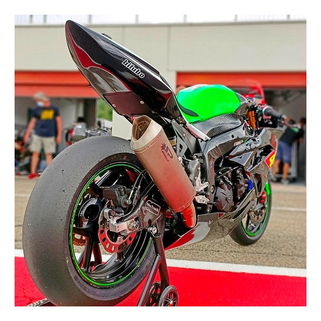 Ligne complète Spark Force Titane Kawasaki Ninja ZX-6R (2009-2020) | Réf. GKA8829T