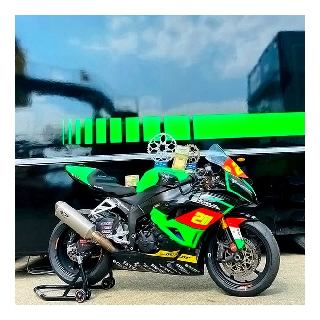 Ligne complète Spark Force Titane Kawasaki Ninja ZX-6R (2009-2020) | Réf. GKA8829T