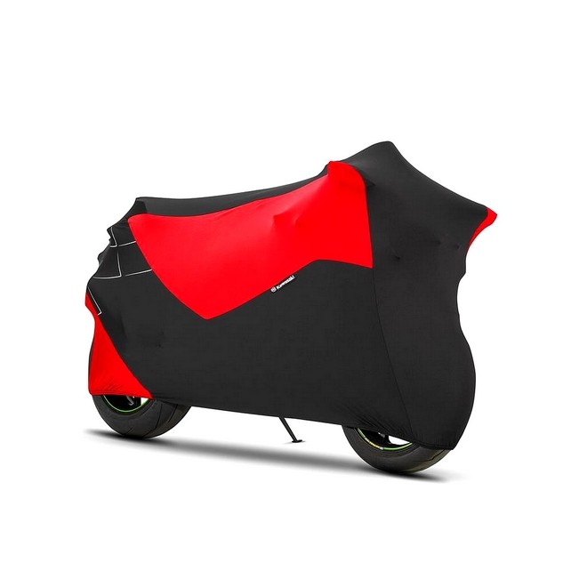 Housse de protection intérieur rouge stretch Kawasaki (taille unique) | Réf. 039PCU0034A