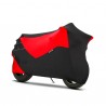 Housse de protection intérieur rouge stretch Kawasaki (taille unique) | Réf. 039PCU0034A