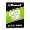 Plaque de stationnement "Green Zone" Kawasaki