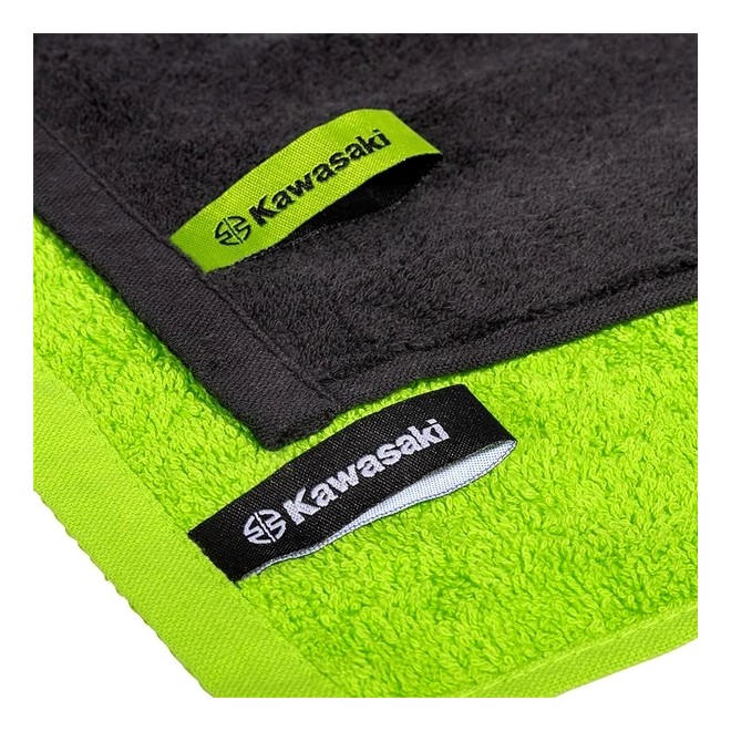 Lot de deux serviettes de toilette Kawasaki | Réf. 174MGU2210
