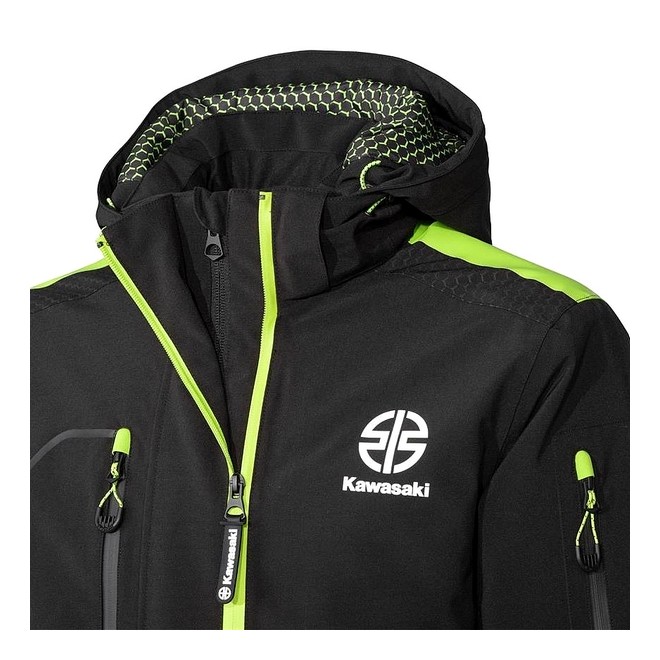Blouson à capuche amovible homme Kawasaki Sports 2023 | Moto Shop 35