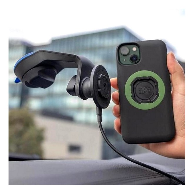 Tête support avec recharge sans fil Quad Lock Mag QLH-MAG-WCH | Moto Shop 35