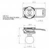 Adaptateur boule 1" support moto RAM Quad Lock QLM-BAL-2 | Moto Shop 35