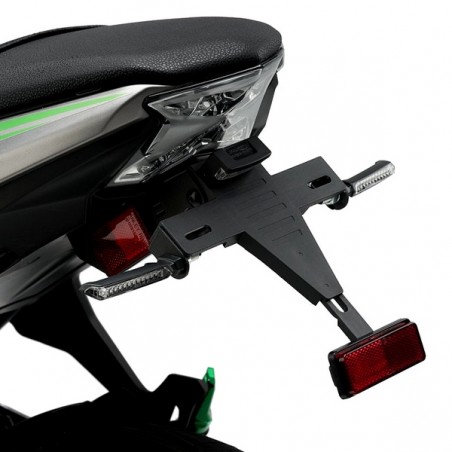 Support de plaque Puig 9353N Kawasaki Z650 (2017-2025) | Moto Shop 35