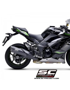 Silencieux SC Project SC1-R Titane noir Kawasaki Ninja 1000SX (2021-2024) | Réf. K41B-93MB