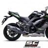 Silencieux SC Project SC1-R Titane noir Kawasaki Ninja 1000SX (2021-2024) | Réf. K41B-93MB