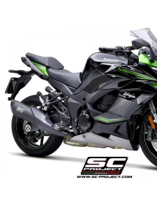 Silencieux SC Project SC1-R Titane noir Kawasaki Ninja 1000SX (2021-2024) | Réf. K41B-93MB