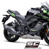 Silencieux SC Project SC1-R Titane noir Kawasaki Ninja 1000SX (2021-2024) | Réf. K41B-93MB