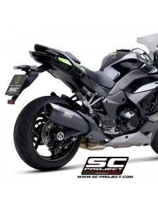 Silencieux SC Project SC1-R Titane noir Kawasaki Ninja 1000SX (2021-2023)