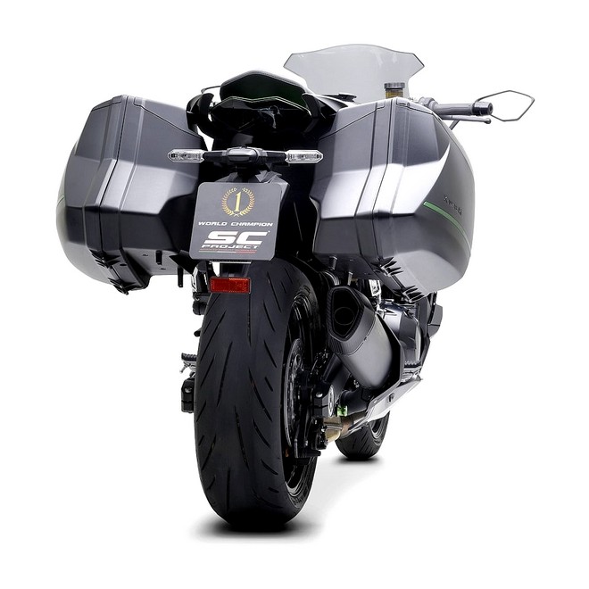 Silencieux SC Project SC1-R Titane noir Kawasaki Ninja 1000SX (2021-2024) | Réf. K41B-93MB