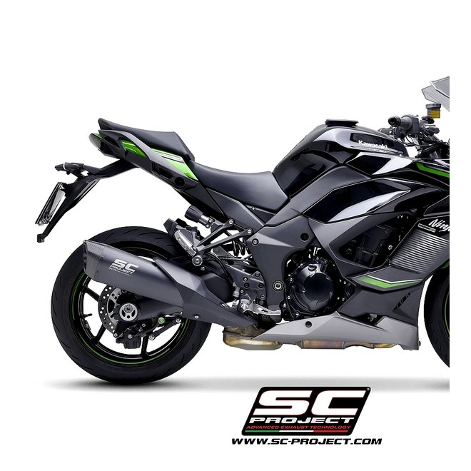 Silencieux SC Project SC1-R Titane noir Kawasaki Ninja 1000SX (2020) | Réf. K41A-93MB