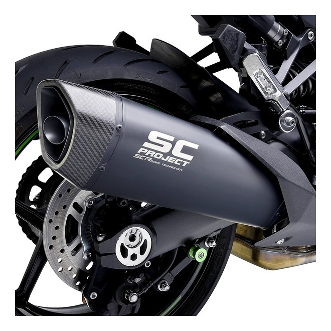 Silencieux SC Project SC1-R Titane noir Kawasaki Ninja 1000SX (2020) | Réf. K41A-93MB