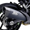 Silencieux SC Project SC1-R Titane noir Kawasaki Ninja 1000SX (2020) | Réf. K41A-93MB