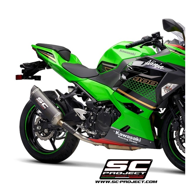 Silencieux SC Project SC1-M Carbone Kawasaki Ninja 400 (2018-2020) | Réf. K31B-116C