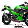 Silencieux SC Project SC1-M Carbone Kawasaki Ninja 400 (2018-2020) | Réf. K31B-116C