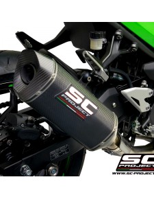 Silencieux SC Project SC1-M Carbone Kawasaki Ninja 400 (2018-2020) | Réf. K31B-116C