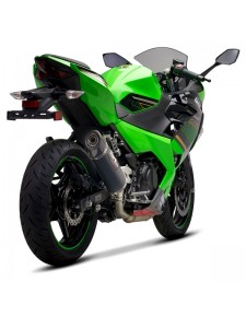 Silencieux SC Project Oval Carbone Kawasaki Ninja 400 (2018-2020) | Réf. K31B-16C