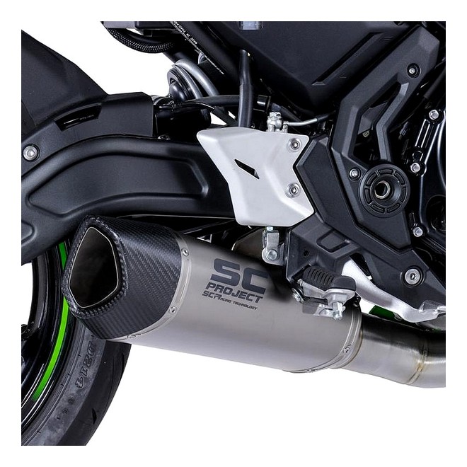 Ligne complète SC Project SC1-R GT Titane Kawasaki Ninja 650 (2017-2019) | Réf. K26B-C103T