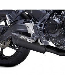 Ligne complète SC Project SC1-R GT Titane noir Kawasaki Ninja 650 (2020) | Réf. K26D-C103MB