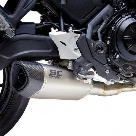 Ligne complète SC Project SC1-R GT Titane Kawasaki Ninja 650 (2021-2022) | Réf. K26F-C103T